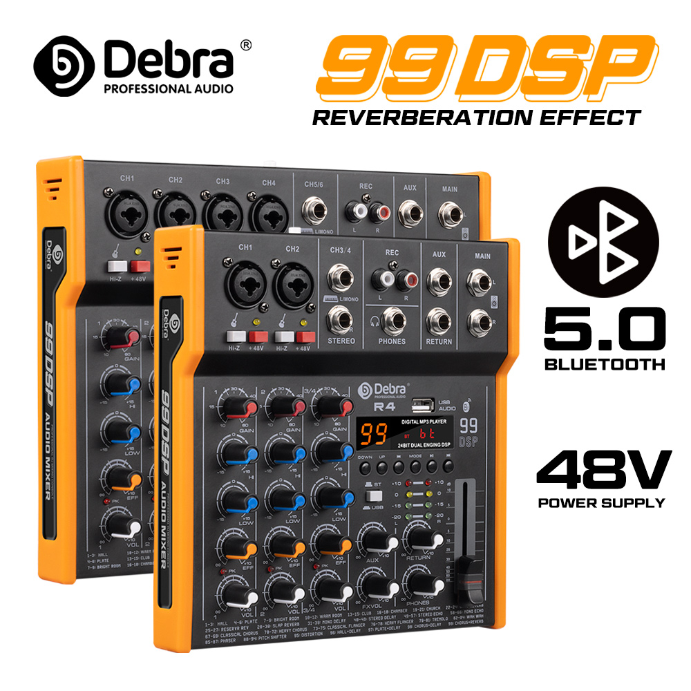 Audio Music Dj - خلاط صوتي متعدد القنوات Debra R4/R6