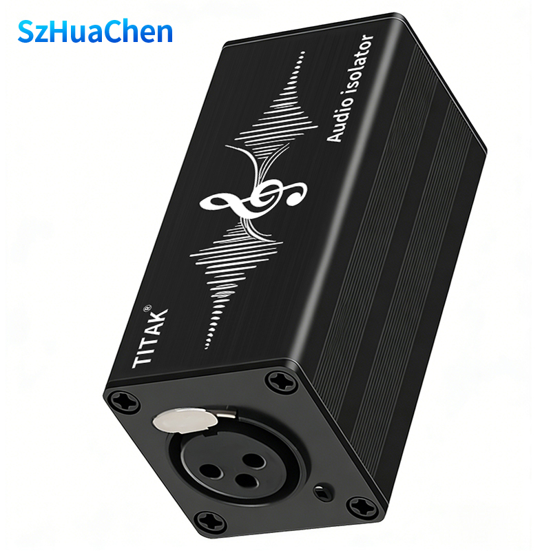 Audio Music Dj - عازل صوت XLR 6.35 مم، محول