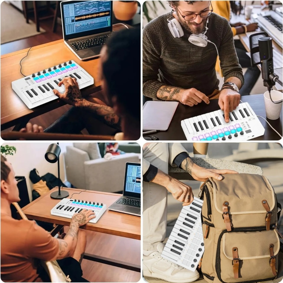 لوحة مفاتيح ميدي من إم-في-في م - مراجعة Midi Controller Pad وسعره