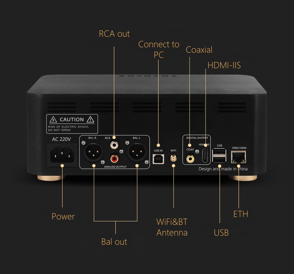 مشغل موسيقى VOVOFOX-HiFi AP05S - مراجعة Audio Without Music وسعره