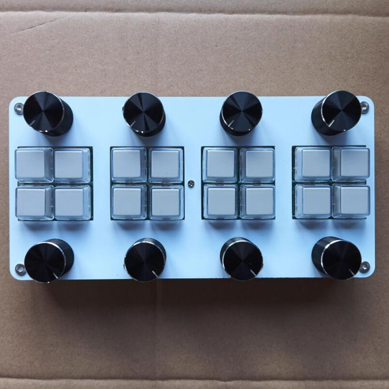 مع 8 مفاتيح و8 مقابض تخميد لبر - مراجعة Midi Controller Pad وسعره